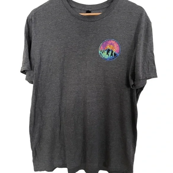 💥 Pikes Peak Colorado Tie-Dye Short Sleeve Top - Picture 3 of 4